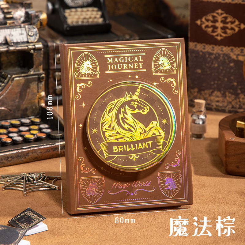 Yujian Eslite Magic Academy シリーズ-A7 小型ブック レトロ マジック ミニ ポータブル ポケットブック 4 スタイル|undefined