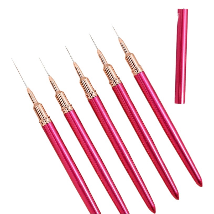 Estilo japonés pluma de dibujo de uñas pluma de línea de dibujo fino tienda de uñas pintura de color especial línea de dibujo de flores pintura de la mano muñeca extremadamente fina