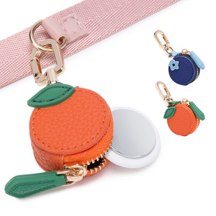 Simple and Fresh Fruit-Shaped Keychain Cute Mini Coin Purse Bag Pendant Accessory