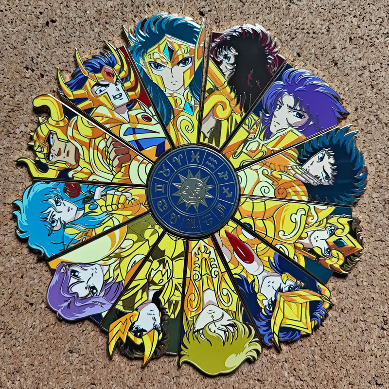 Значок-брошь Saint Seiya полный набор 13 шт