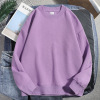 Double-sided sweatshirt, scarf suitable for men and women, 300 gram, round collar, long sleeve, loose fit, plus size