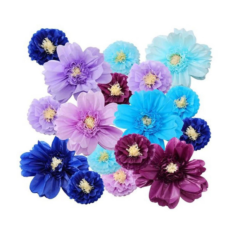 파란색과 보라색 시리즈 12pcs