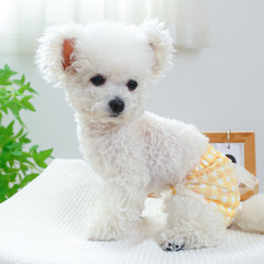 メーカー卸売りペット犬生理日テディ嫌がらせ防止生理ズボンペット用品月経ズボン格子生理ズボン
