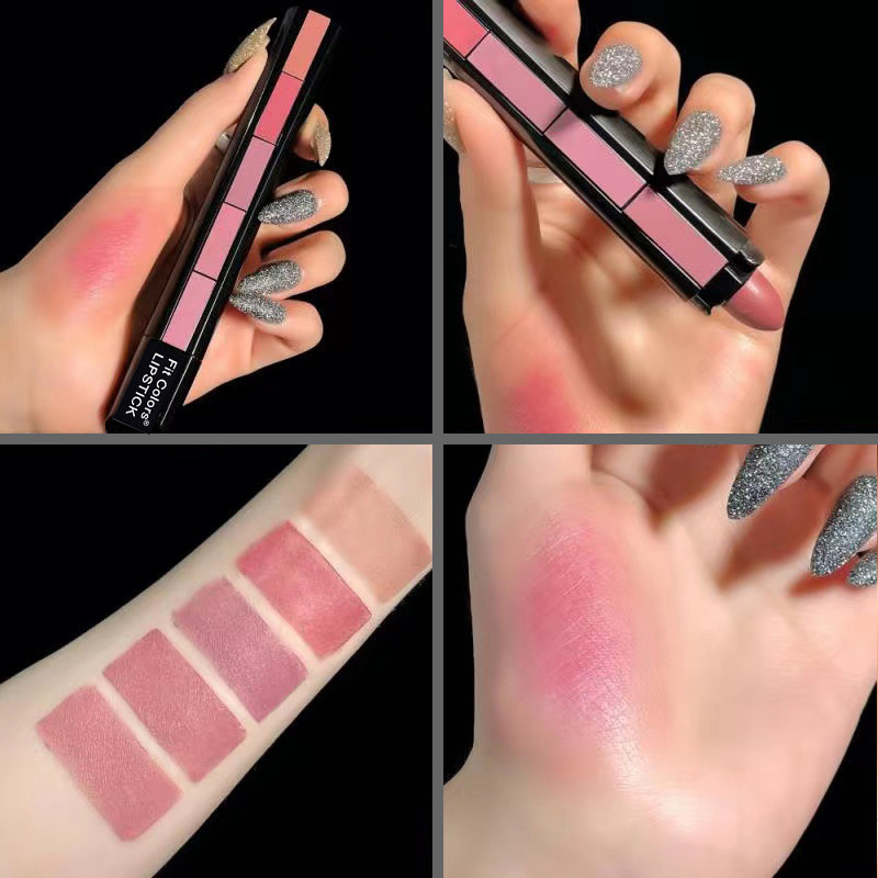 Fit Colors Matte 5-color Lipstick set 5-section matte Velvet brightening Lip gloss Lipstick undefined