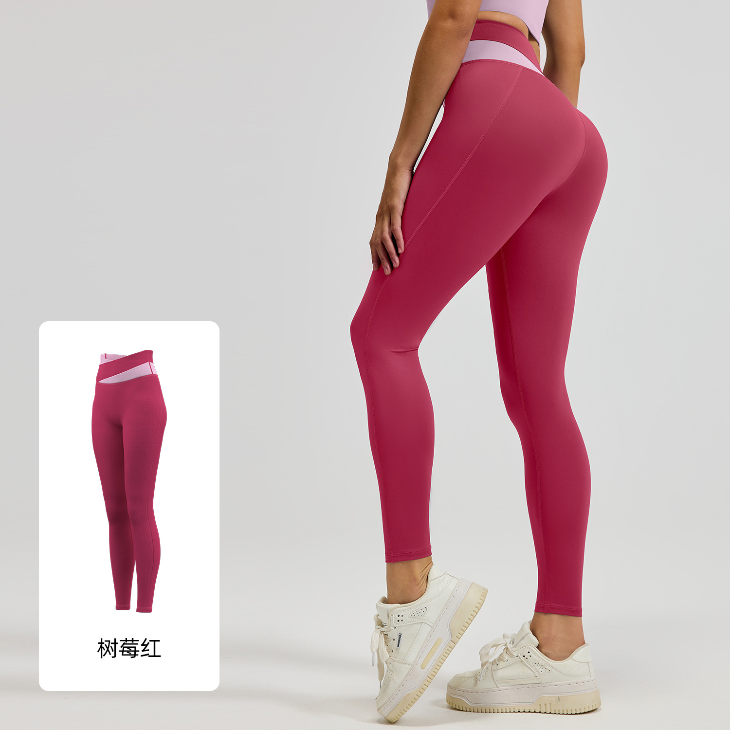 Pantalones de yoga Juyitang transfronterizos europeos y americanos de cintura alta, moldeadores y levanta glúteos, leggings deportivos para fitness y running para mujer