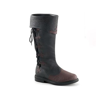 Source Factory Amazon Independent Station Medieval Viking Scandinavian New Retro Pirate Unisex Leather Boots