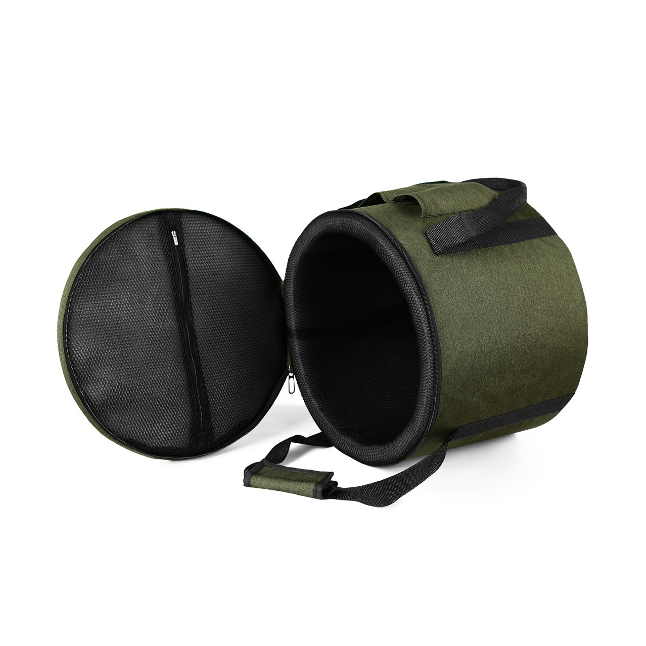 黑色 绿色帆布水晶钵包 音乐碗包 颂钵包