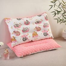 纯棉卡通儿童枕头枕芯幼儿园小宝宝学生安抚豆豆枕午睡通用可水洗