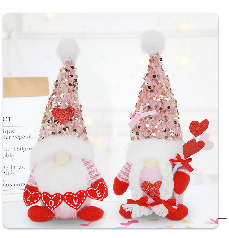 Valentine's Day Cute Cartoon Cloth Party Ornaments display picture 9