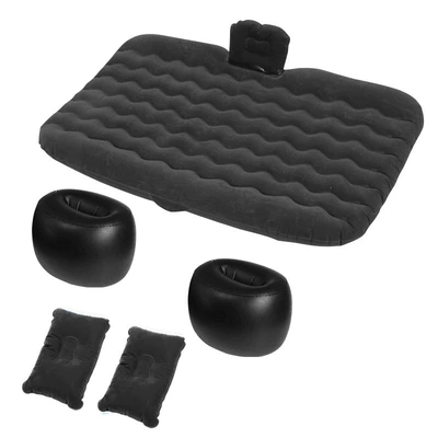 and Lying Down, Inflatable Car Bed — Vehicle-mounted inflatable bed - default-item-758a-wave-storage-ottoman-black