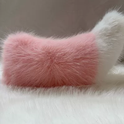 Electric Car Tail Decoration Hanging Ornament, Cute Plush Remote-Controlled Car Sticker Small Tail for Electric Vehicles and Tricycles