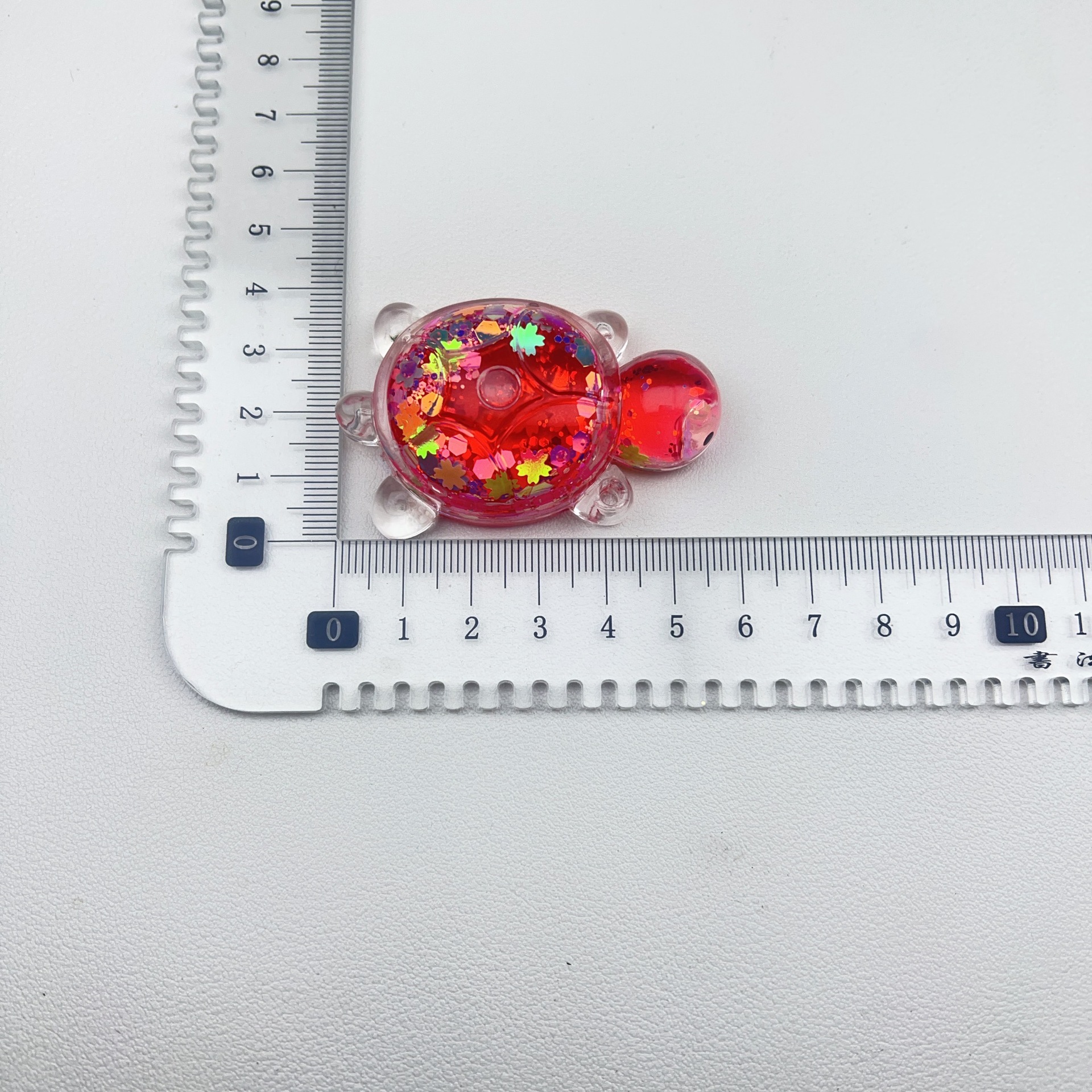 Chatter en vivo explosión de joyería DIY arena flotante en aceite explosión tortuga llavero bolso de teléfono móvil colgante decoración de escritorio