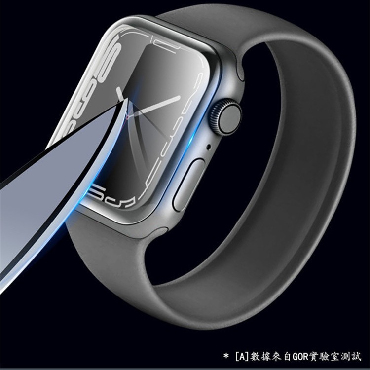 GOR adecuado watch10 Apple Watch película protectora applewatch7 película de doblado en caliente de acero de cristal s9 superficie curva completa