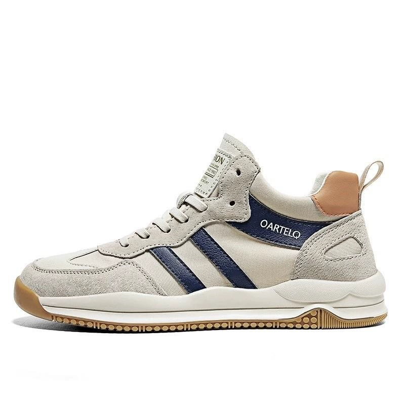 Мужские кеды спортивной классики, низкие, размеры 39–44, цвета beige и mm green