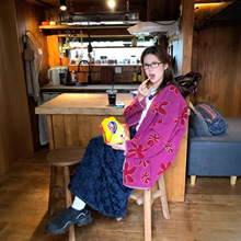 法式针织衫外套女开衫薄款莓果开衫羊毛刺绣宽松长款针织衫外套