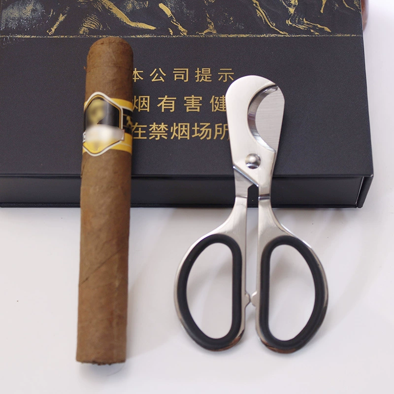 Оптовая продажа: разделитель таблеток из нержавеющей стали 420, ножницы для таблеток, многофункциональный двусторонний резак для сигар с резиновым кольцом