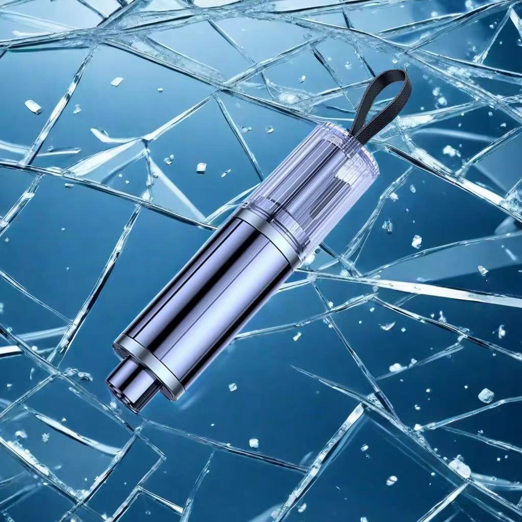 Car Window Breaker and Seatbelt Cutter, In-Car Safety Hammer, Emergency Rescue Tool 2-in-1