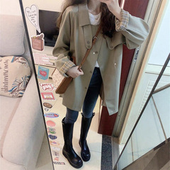 超好看2025小个子韩系风衣春秋季新款外套高级感中长款女装推荐