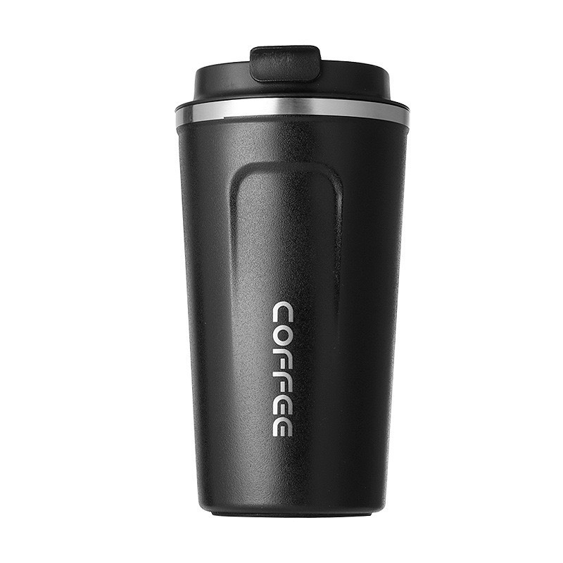 Taza de café de segunda generación de automóvil simple vacío doméstico 304 taza de aislamiento térmico de acero inoxidable portátil a prueba de fugas taza de mano gruesa