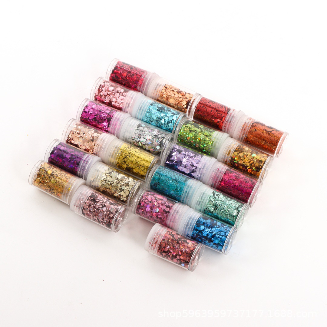 Mayorista 5g / botella resistente a altas temperaturas polvo de cebolla dorada polvo brillante brillante joyería de uñas hecha a mano DIY material especial