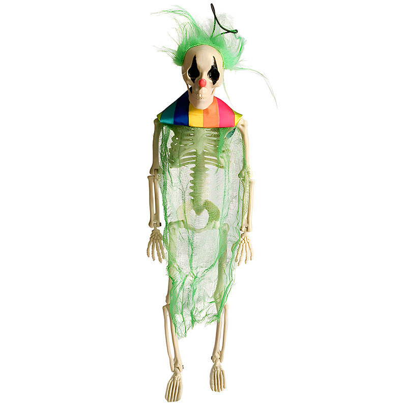 ハロウィーン頭蓋骨格60cmシミュレーション人体プラスチック骨格装飾お化け屋敷祭りシーン配置道具|undefined