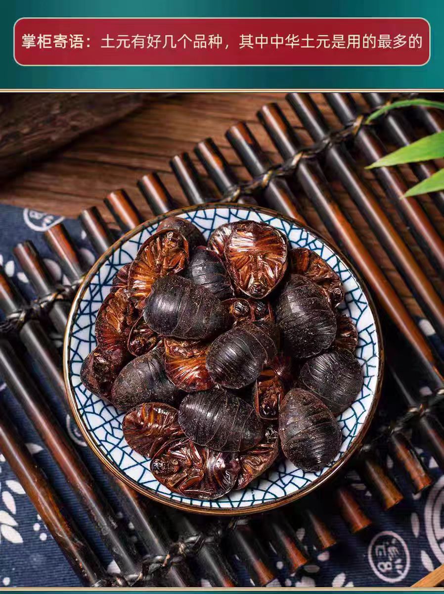 Tu Yuan (Eupolyphaga sinensis) — Dried Ground Beetle Herb, 500g Food-Grade specifications