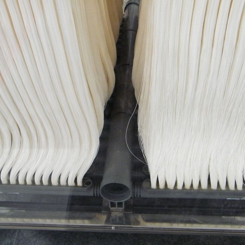 中空纤维超滤膜丝 PVDF材质MBR膜 帘式膜 寿命长不断丝超滤膜片