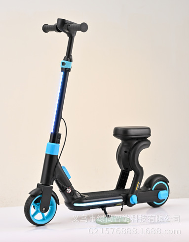 Children's Folding Electric Scooter, Standing Riding Mini Single Pedal Balance Car, Two-Wheel Scooter Wholesale