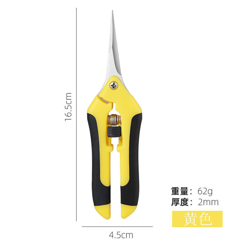 노란색과 검은색 포도 가위 2.0