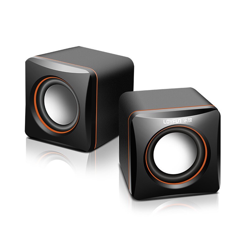 LeFang small cube usb desktop 2.0 small speaker desktop computer laptop small speaker computer accessories wholesale