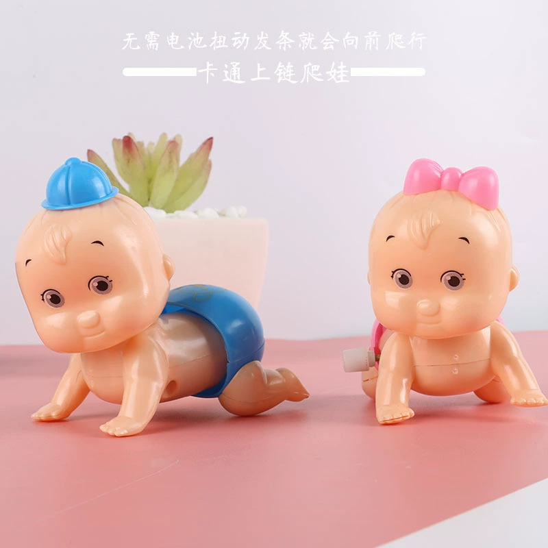 Заводная игрушка для малыша, для детского сада, для ползания, для мальчиков и девочек, кукла, подарок на день рождения, раннее развитие