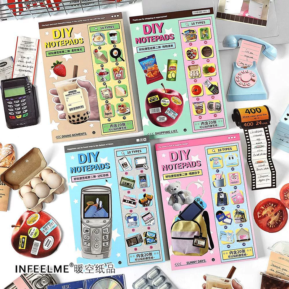 Infeel.Me Fun Бумага для заметок второй серии материал этот милый лакомый материал для гурманов