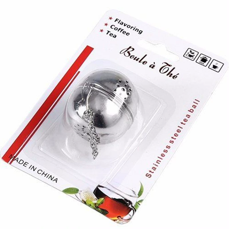 3-14 stainless steel tea balls, hanging tea filter, creative tea leak, hot pot seasoning balls, tea brewer