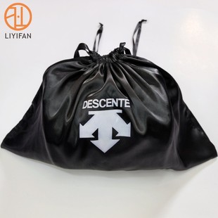 Wholesale production of satin cloth bag unilateral girdle pull rope silk bag underwear wig packaging ribbon satin bag