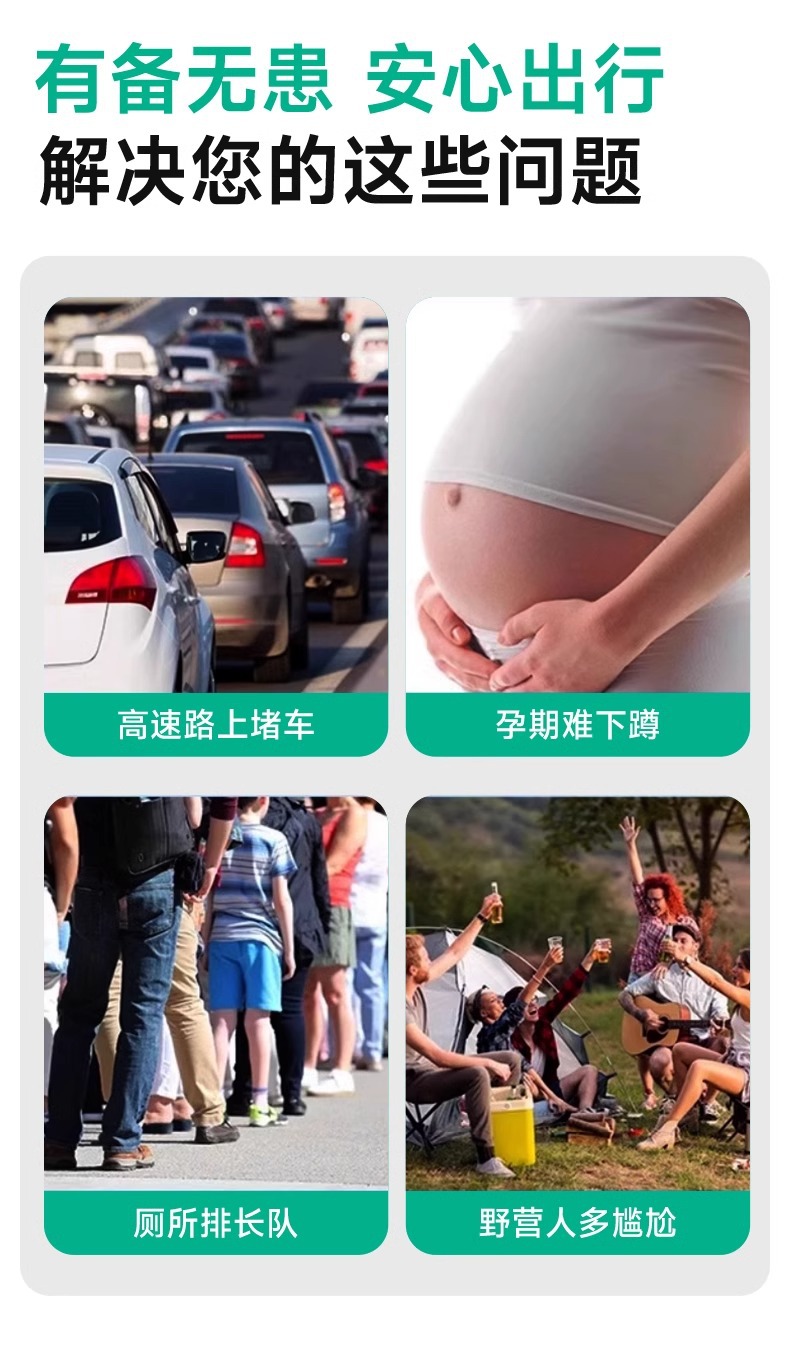 Emergency Urine Bag Disposable Pee Artifact Unisex Travel High-Speed Traffic Jam Car Toilet Portable Bag