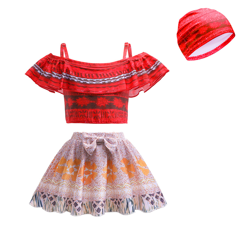 Marine children's split swimwear for early age