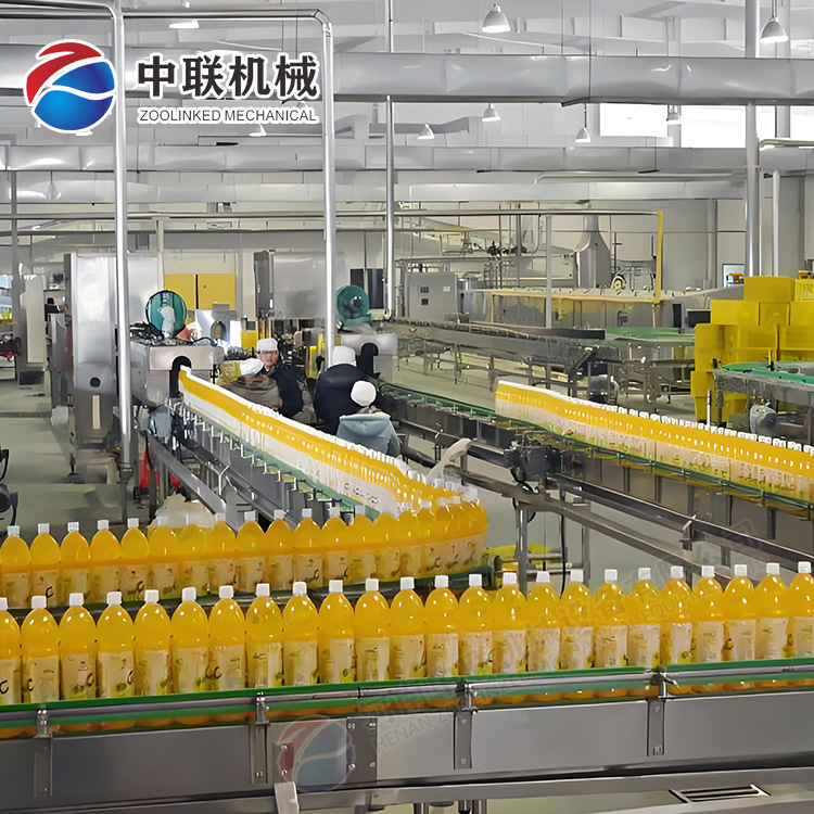 整套鲜橙汁饮料生产线 小型鲜橙多饮料加工设备 橙汁饮料灌装机