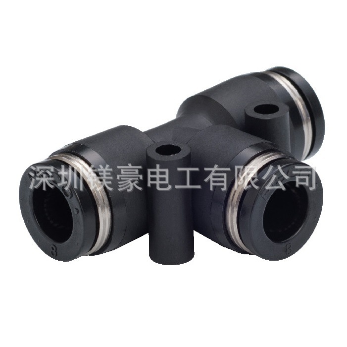 日本原装/PISCO碧士克/T型三通/三通接头/PE系列/PE12