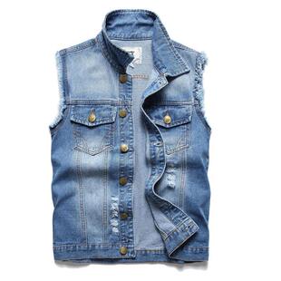 G 82455 Men's Sleeveless Denim Vest �n��ţ���R��
