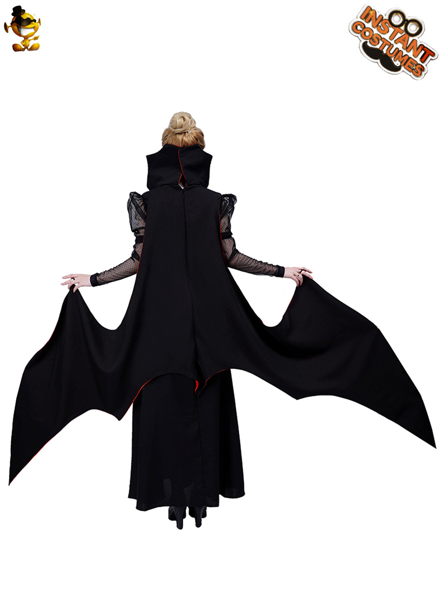 Traje de Halloween vestido de la Reina vampiro Batwing traje ropa de fiesta traje de la etapa traje de rendimiento Cosplay traje