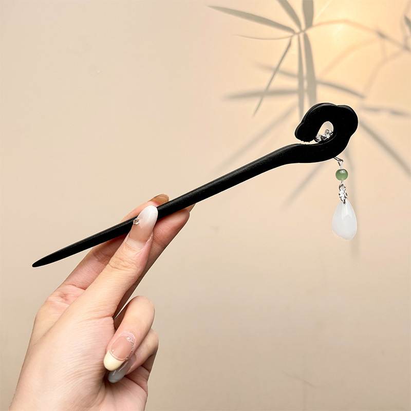 El nuevo país viento inmortal qi fluye pinzas de cabello para mujeres elegantes estilo antiguo paso de agitar cheongsam piezas de cabello de cabello diario estilo chino clásico pinzas de cabello