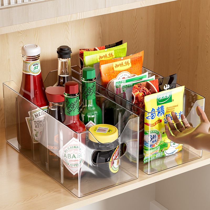 スパイス収納ボックスキッチン家庭用スパイスマルチグリッドオールインワン調味料ボトルと瓶カウンタートップ収納ラック