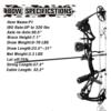 Street compound bow for adults, bow and arrows, archery, P1