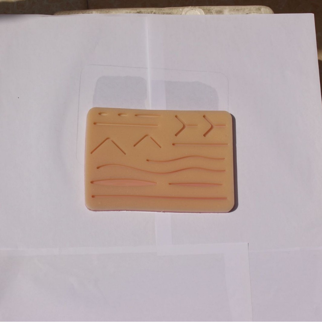Módulo de sutura quirúrgica de aluminio de silicona modelo de herida simulado conjunto de instrumentos quirúrgicos fuente directa de fábrica image 3