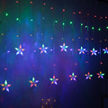 LED星星窗帘灯彩灯室内装饰灯串满天星生日节日氛围灯星星灯