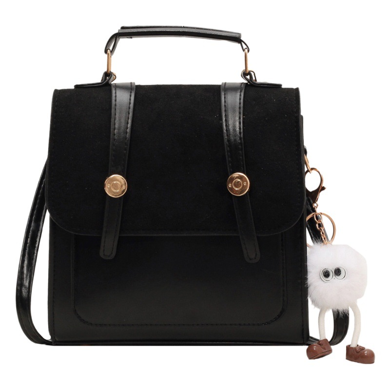 Retro costura textura mate bolso 2023 nuevo estilo occidental de las mujeres mochila crossbody pequeño bolso cuadrado