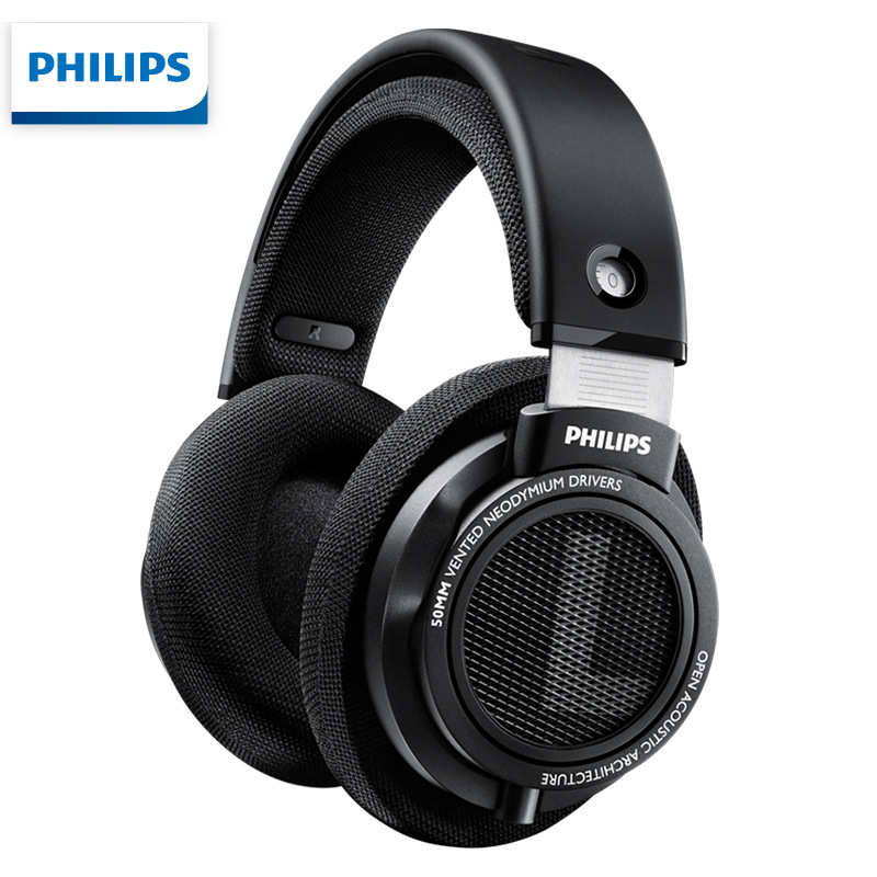 Philips SHP9500 head-mounted HIFI music mobile phone headset monitor open computer game cable