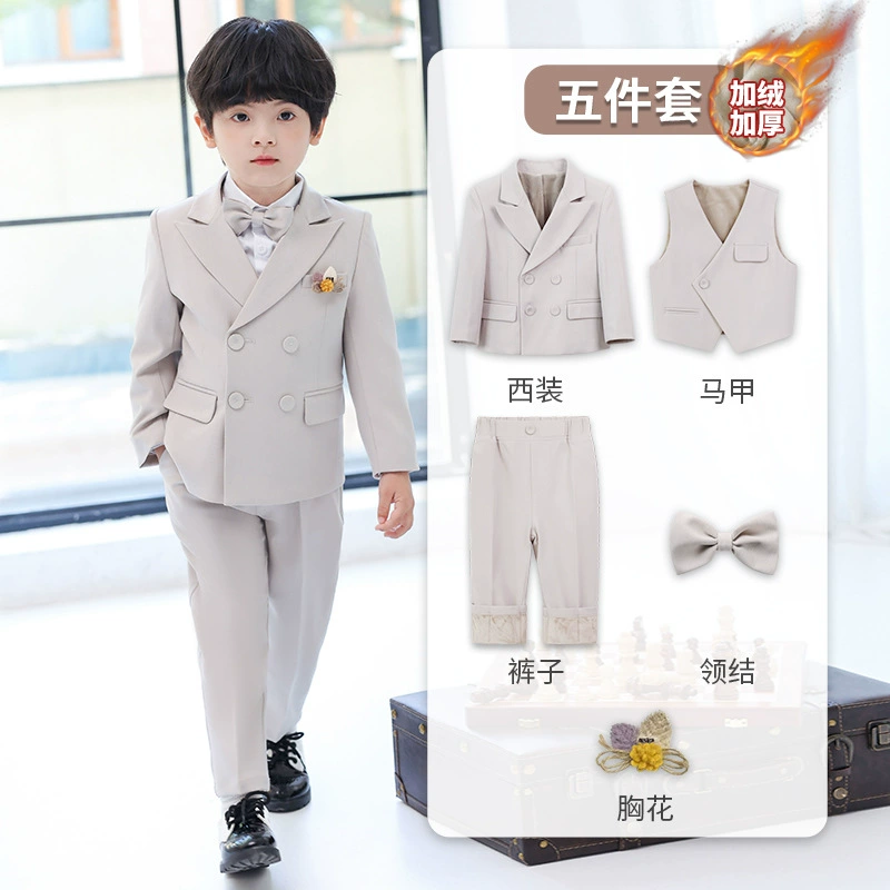 Children's set for boys, flower girl dress, suit for kindergarten