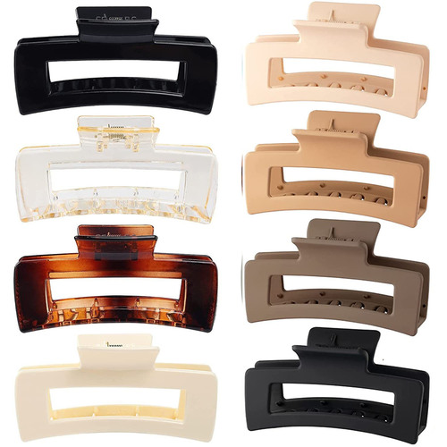 Amazon 11cm Large Plastic Sanding Hair Clip Acrylic Claw Clips Shower Hair Accessory Wholesale