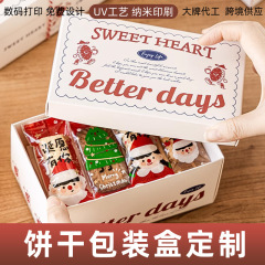 ビスケットの包装箱のカラーボックスをカスタマイズします。